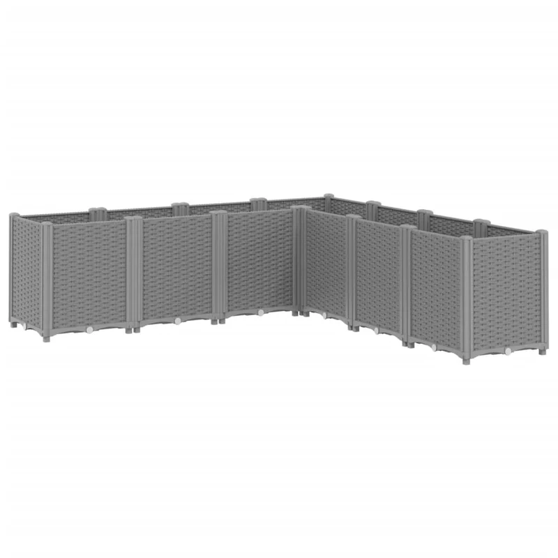 Jardinera Pp Gris Claro 160x160x53 Cm