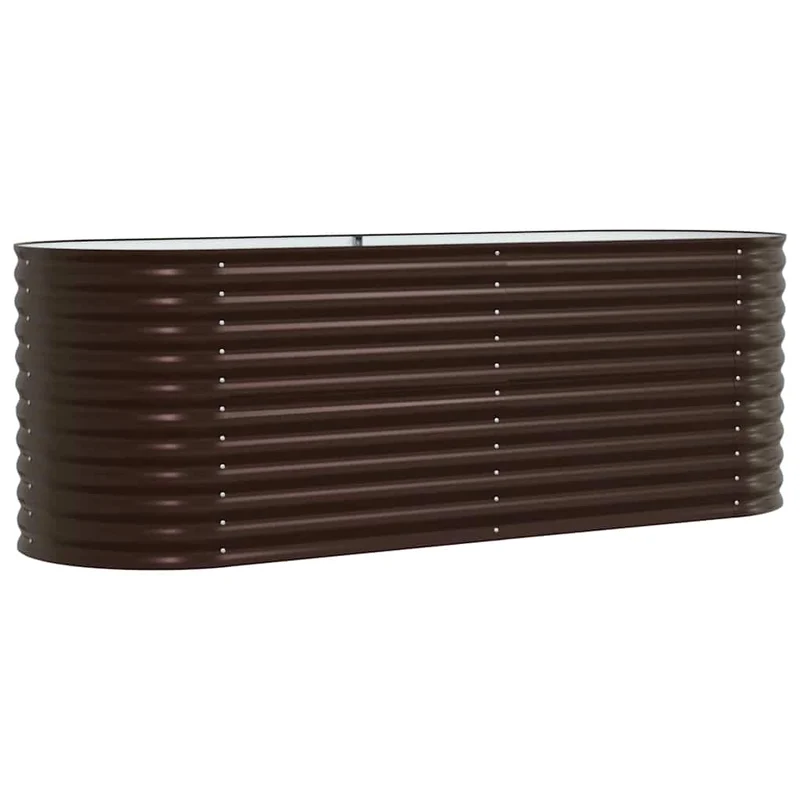 Cama Elevada Marrón 240 X 80 X 81 Cm Acero