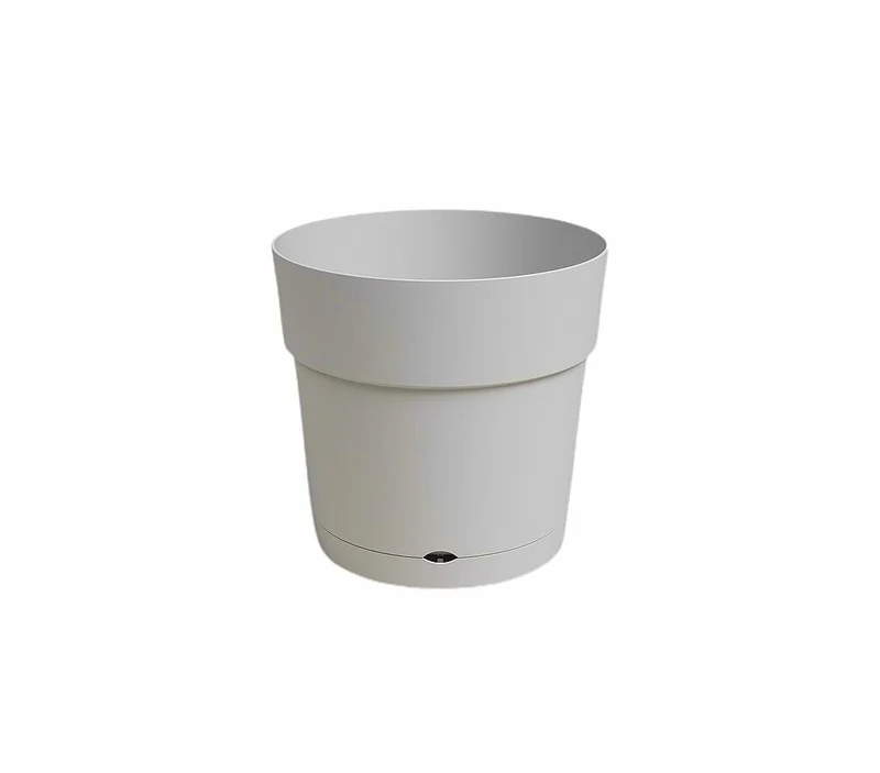 Artevasi Macetero Gris Capri 35 Cm Con Reserva De Agua De Plástico Reciclado