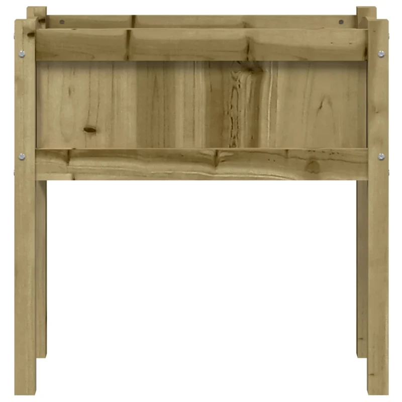 Jardineras Con Patas 2 Uds Madera De Pino Impregnada