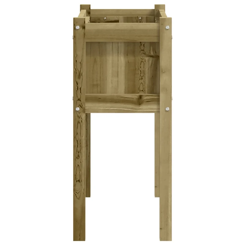 Jardineras Con Patas 2 Uds Madera De Pino Impregnada