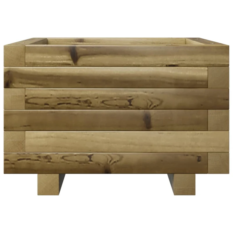 Jardinera Madera De Pino Impregnada 40x40x26,5 Cm