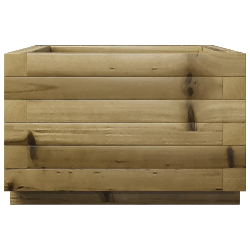 Jardinera Madera De Pino Impregnada 40x40x26,5 Cm