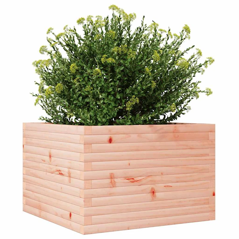 Jardinera Madera Maciza De Abeto Douglas 70x70x46 Cm