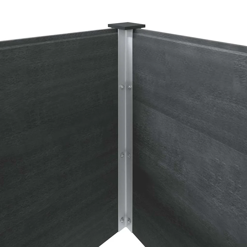 Arriate Elevado De Jardín Wpc Gris 200x50x91 Cm