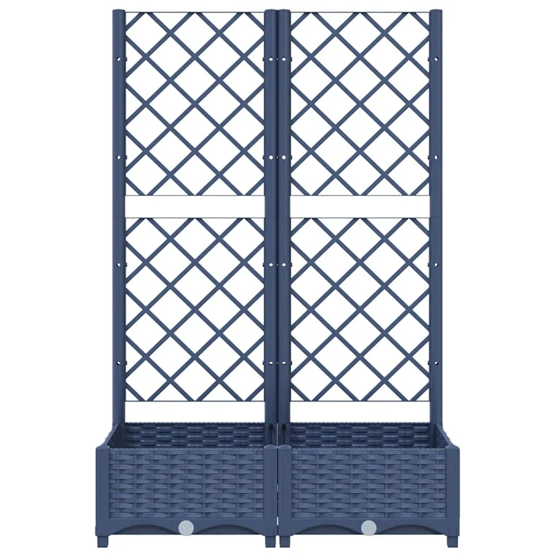 Jardín Gris Azulado 80 X 40 X 121,5 Cm