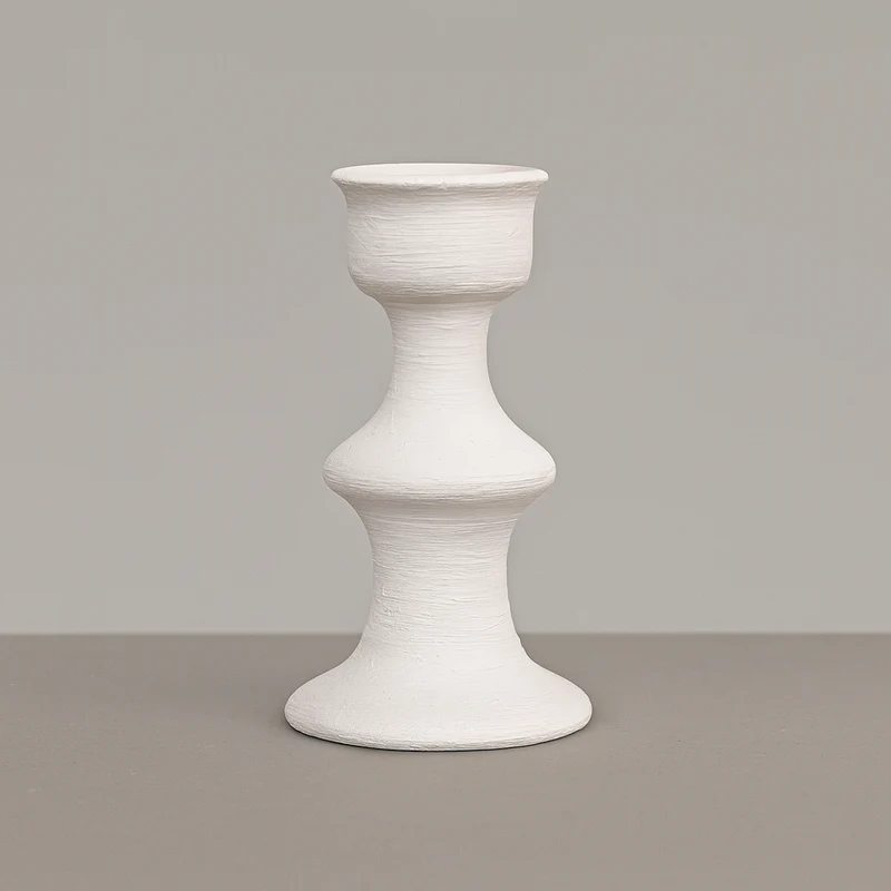 Portavelas Modelo Nº7 Blanco