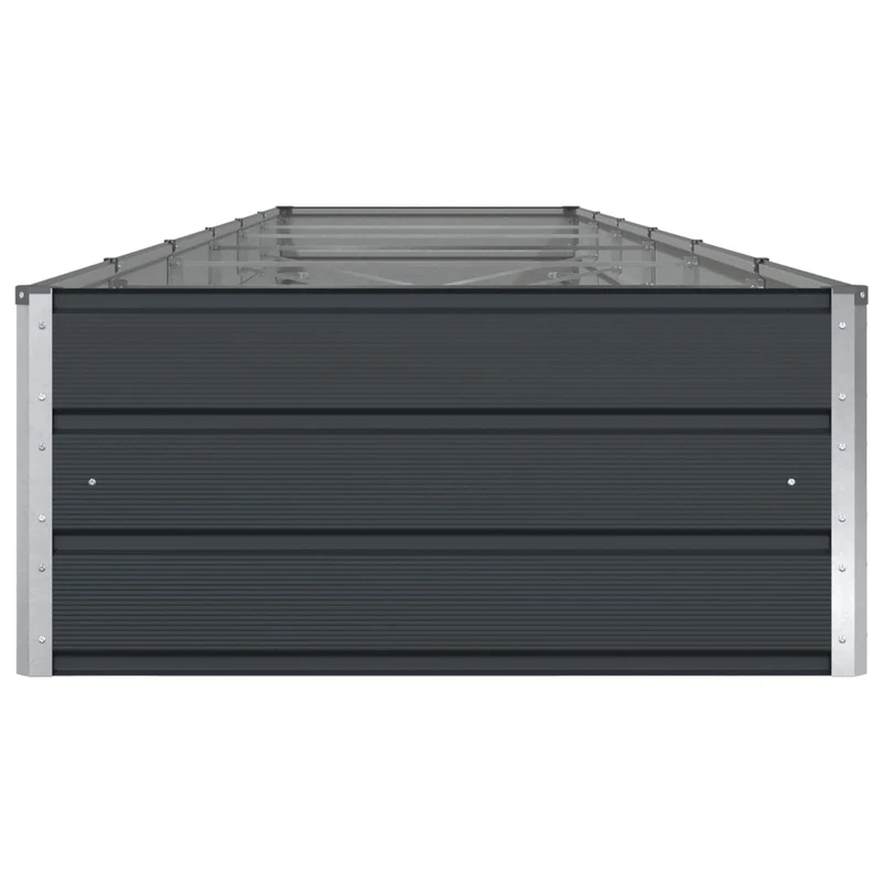 Jardinera Gris Antracita 580 X 100 X 45 Cm Acero Galvanizado