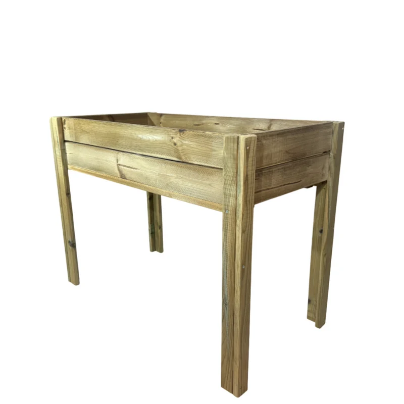 Mesa De Cultivo Nika Madera Rectangular 100x50x74 Cm - Vidahuerto.