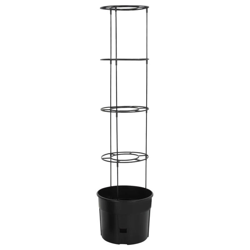 Macetero Para Tomates Polipropileno Gris Antracita Ø39x150 Cm