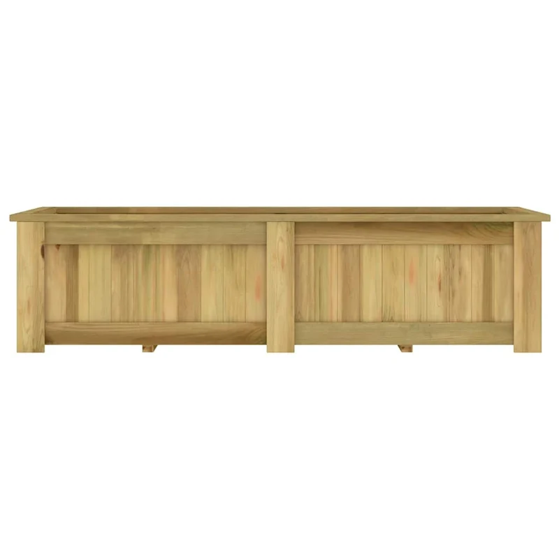 Arriate De Madera De Pino Impregnada 196x100x50 Cm