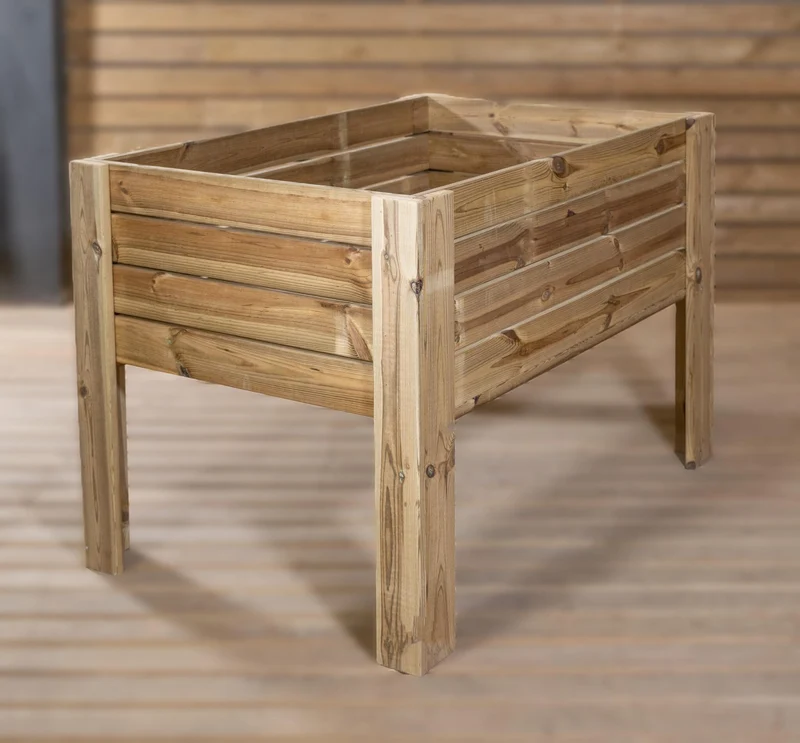 Mesa De Cultivo Mura Profunda 40cm Vidahuerto 120x80x80 Cm.