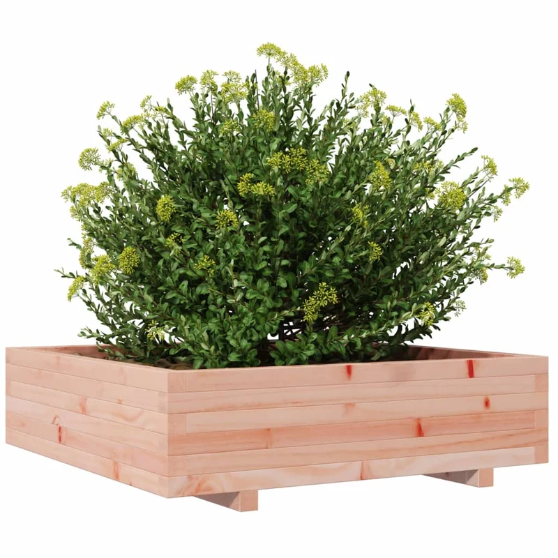 Jardinera Madera Maciza De Abeto Douglas 90x90x26,5 Cm