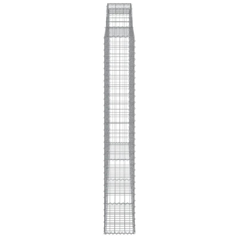 Cestas De Gaviones 5 Uds Forma De Arco Hierro 300x30x200/220 Cm