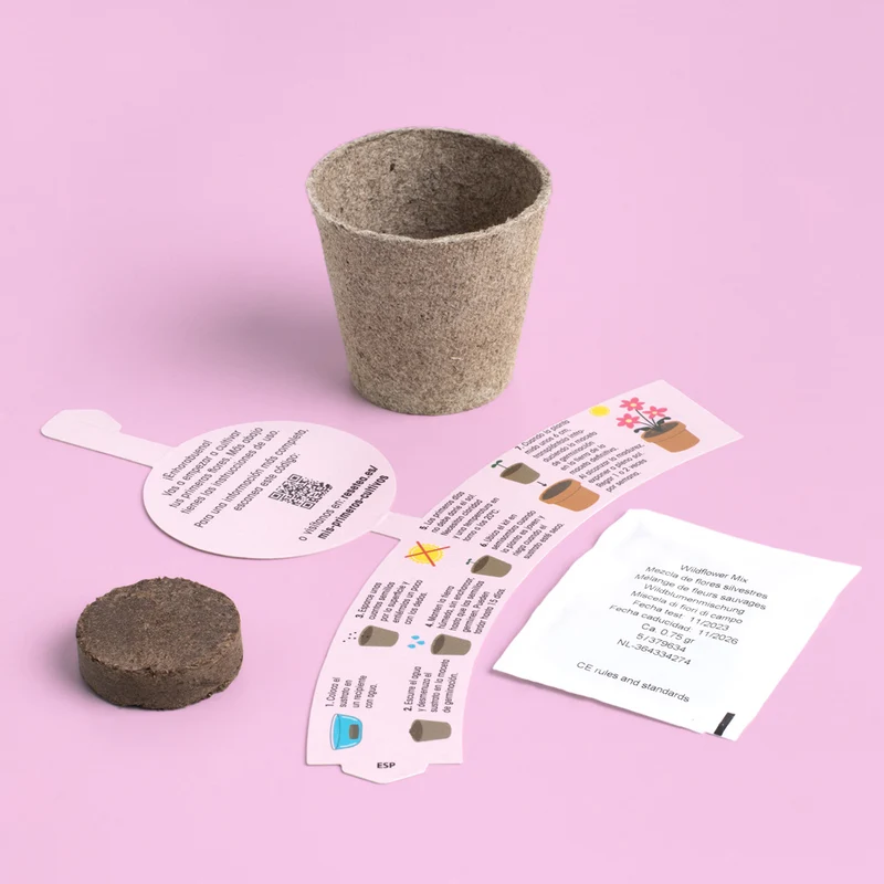 Mi Primer Cultivo de Flores – Kit Educativo STEM para Cultivar Flores en Casa, Niños - Resetea