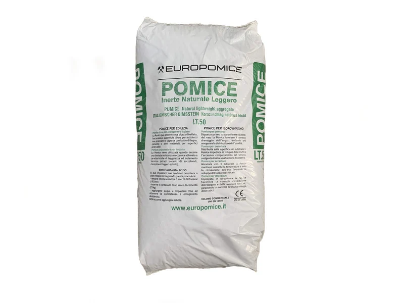 Pomice 50 Litros Granos Medio 6-12 Mm