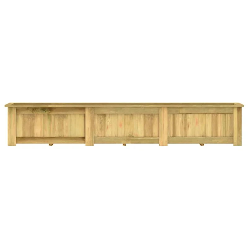 Arriate De Madera De Pino Impregnada 291x50x50 Cm