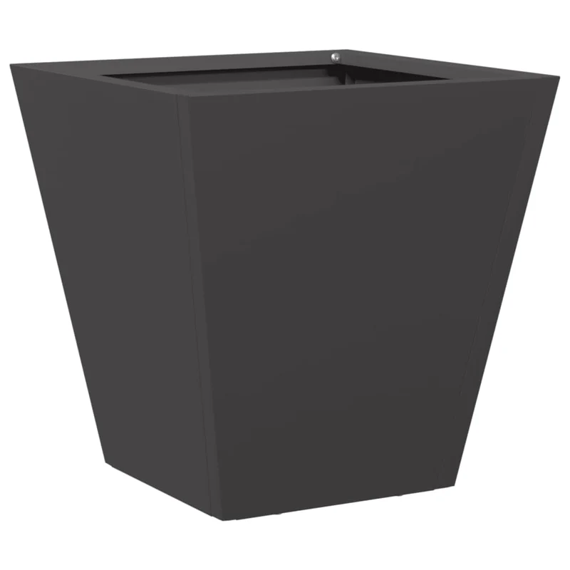 Jardinera Hexagonal Acero Negra 30x30x30 Cm
