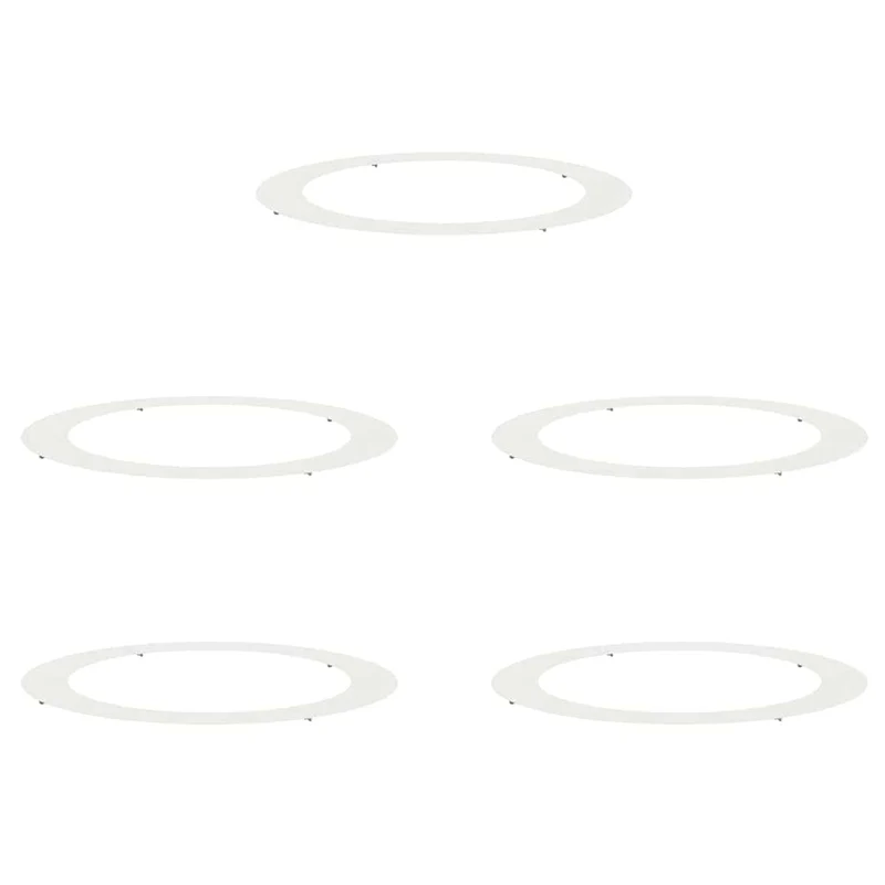 Adecuado Para Anillos De Árbol Plano 5 Uds. Ø90/120 Cm Acero