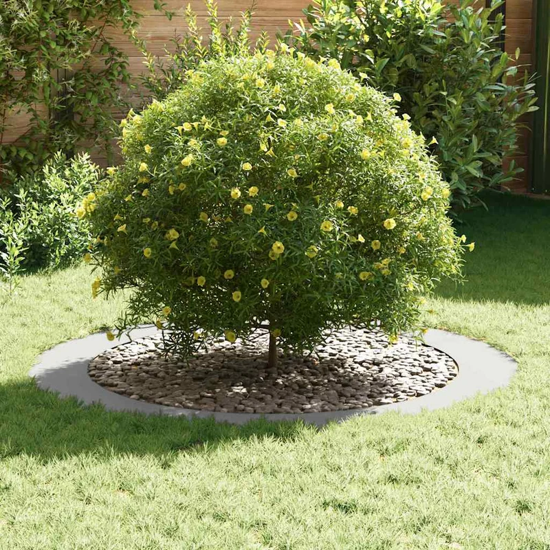 Adecuado Para Anillos De Árbol Plano 5 Uds. Ø90/120 Cm Acero