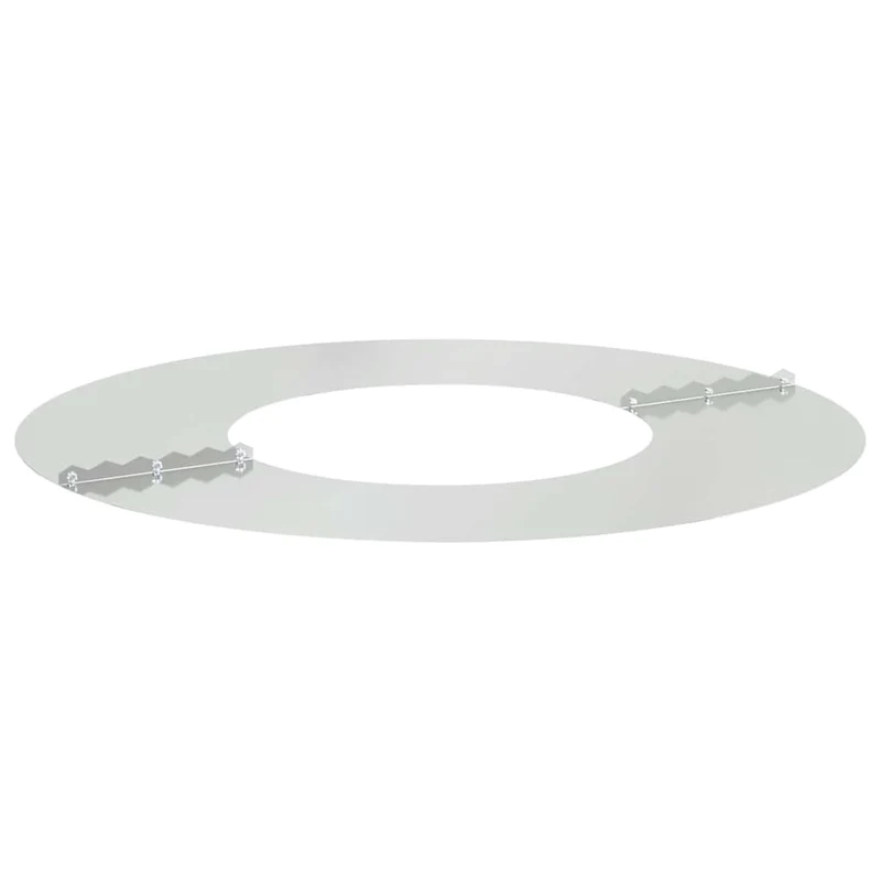Adecuado Para Anillo De Árbol Plano Plateado Ø30 / 60 Cm