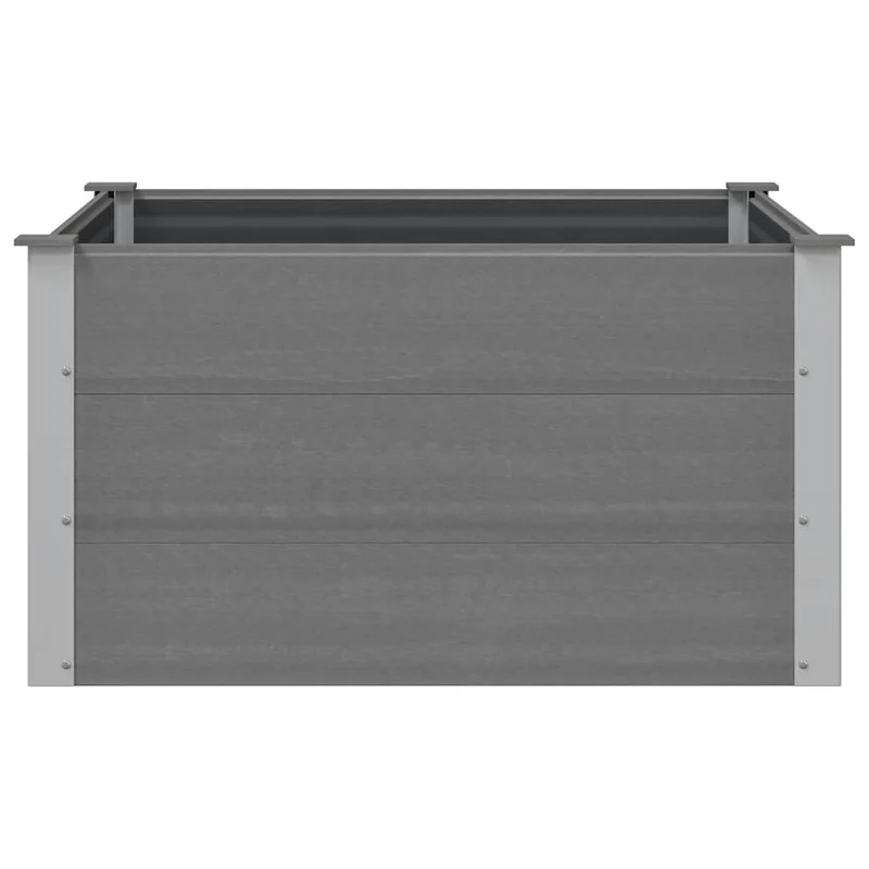 Arriate De Wpc Gris 100x100x54 Cm