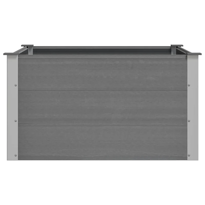 Arriate De Wpc Gris 100x100x54 Cm