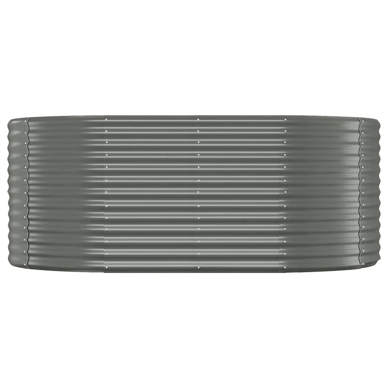 Jardinera Arriate Acero Galvanizado Gris 175x100x68 Cm