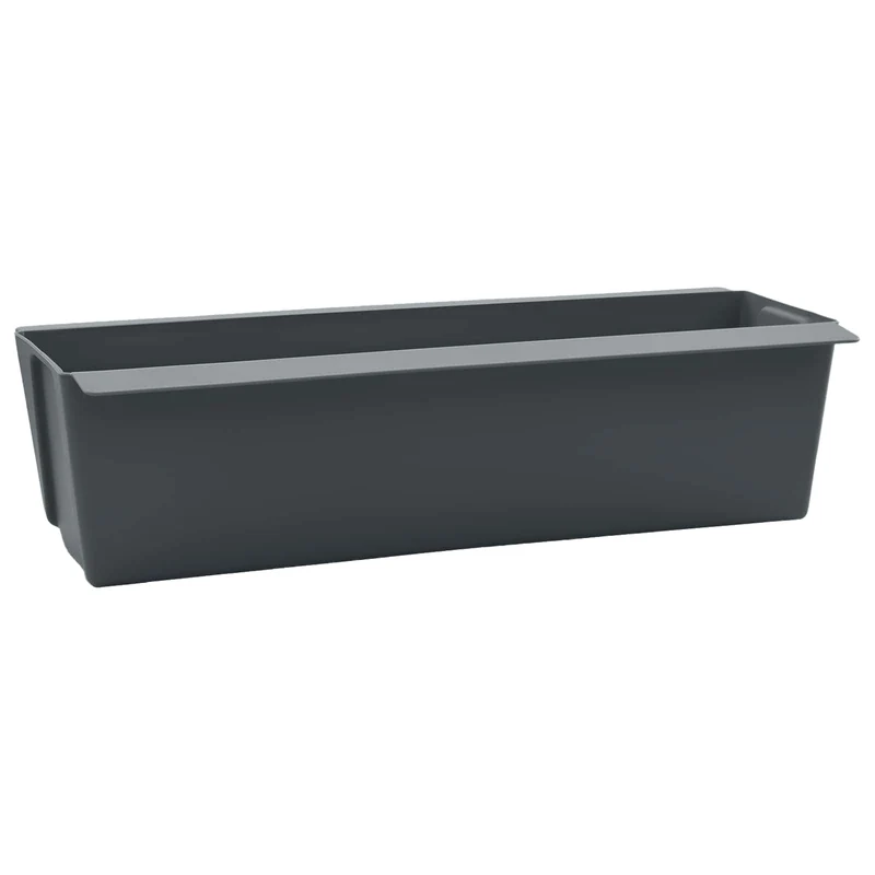 Cajas De Flores Para Palets Euro 24 Uds. Gris Polipropileno