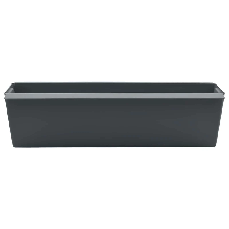 Cajas De Flores Para Palets Euro 24 Uds. Gris Polipropileno