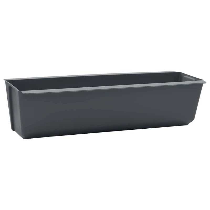 Cajas De Flores Para Palets Euro 24 Uds. Gris Polipropileno