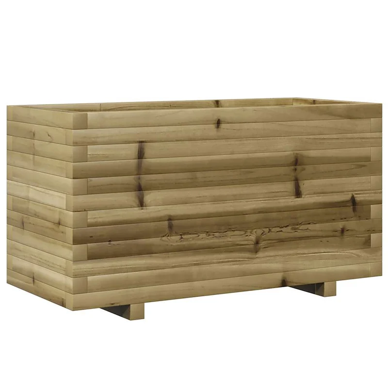 Jardinera Madera De Pino Impregnada 90x40x49,5 Cm