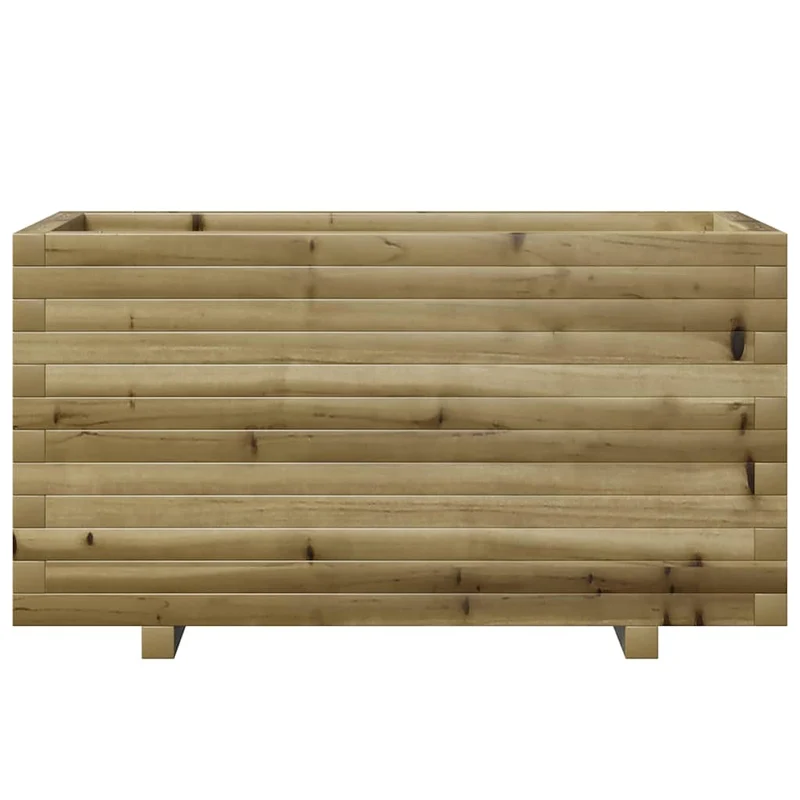 Jardinera Madera De Pino Impregnada 90x40x49,5 Cm