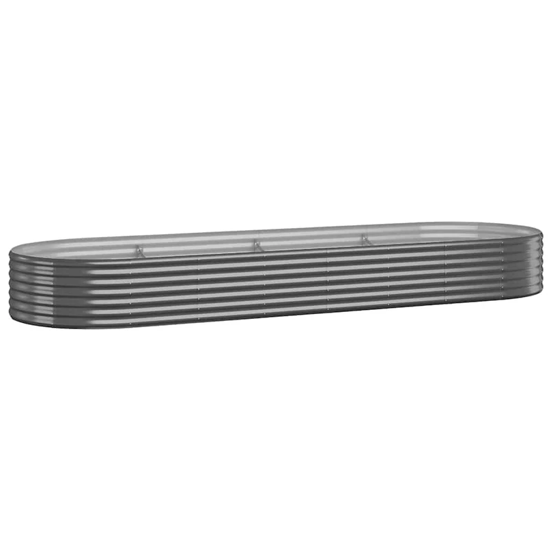 Jardinera Arriate Acero Galvanizado Antracita 322x100x36cm