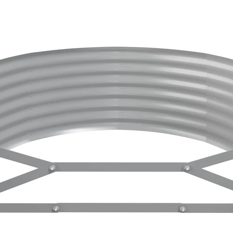 Jardinera Arriate Acero Galvanizado Antracita 322x100x36cm