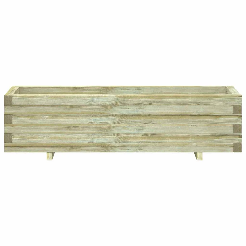 Arriate Rectangular Madera 120x40x30 Cm