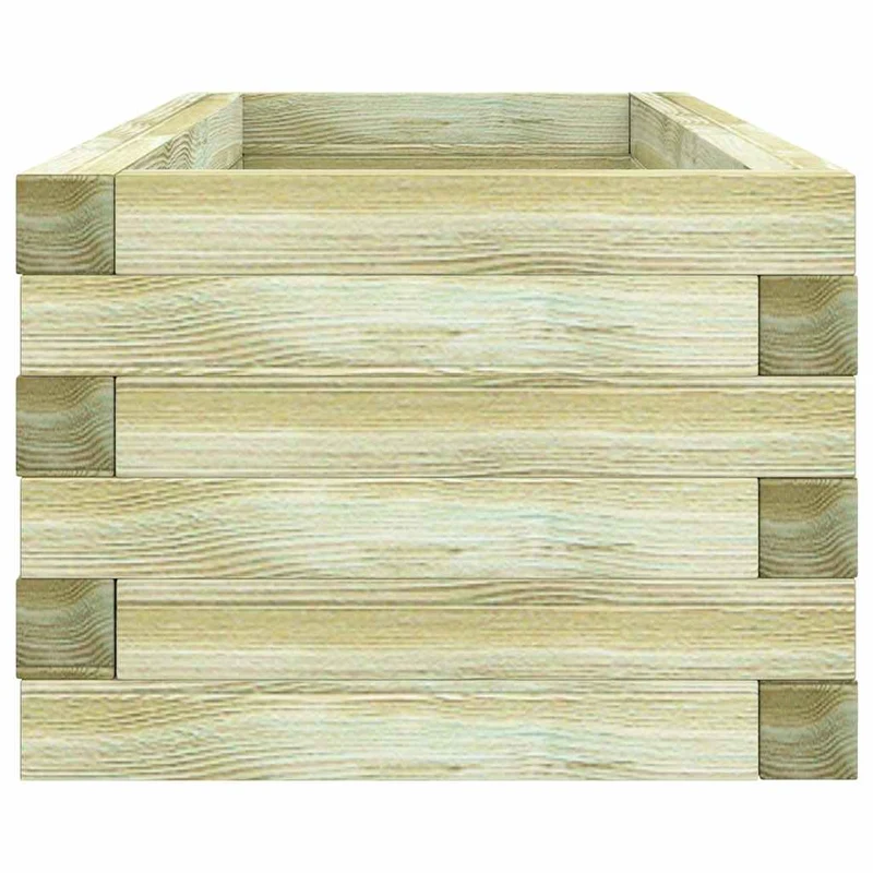 Arriate Rectangular Madera 120x40x30 Cm