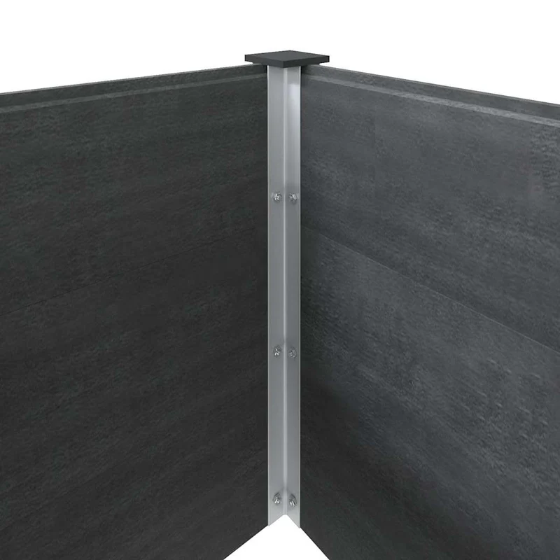 Arriate Elevado De Wpc Gris 200x100x91 Cm