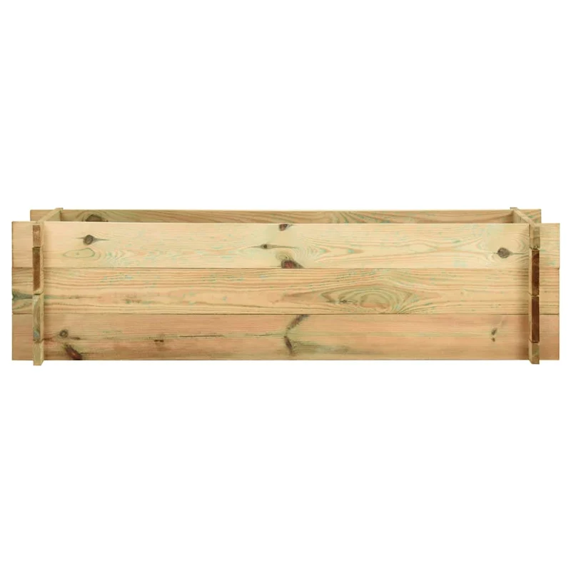 Jardinera De Verduras Madera Pino Impregnada 120 Cm