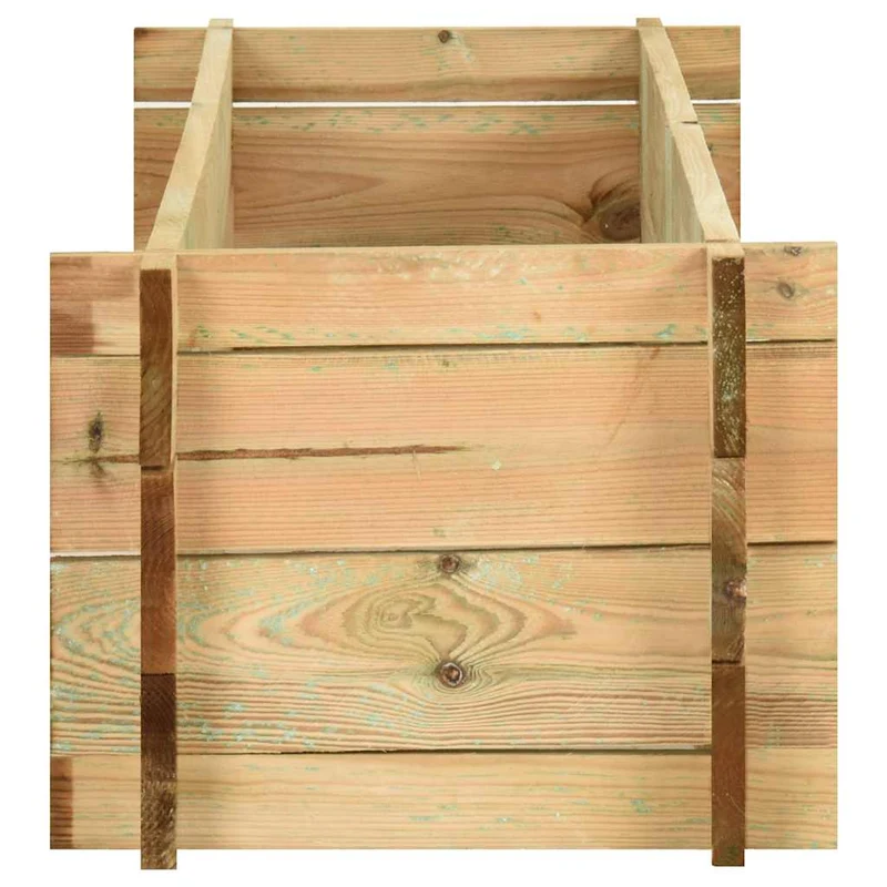 Jardinera De Verduras Madera Pino Impregnada 120 Cm