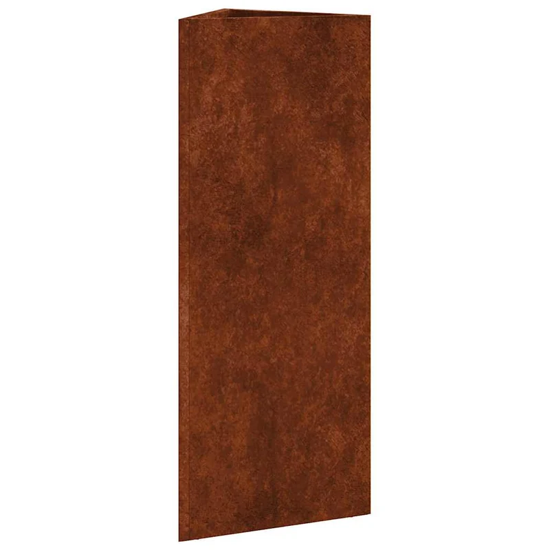 Jardinera De Acero Corten 30x26x75 Cm
