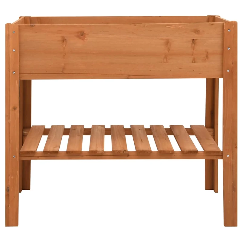 Jardinera De Madera De Abeto 88x43x80 Cm