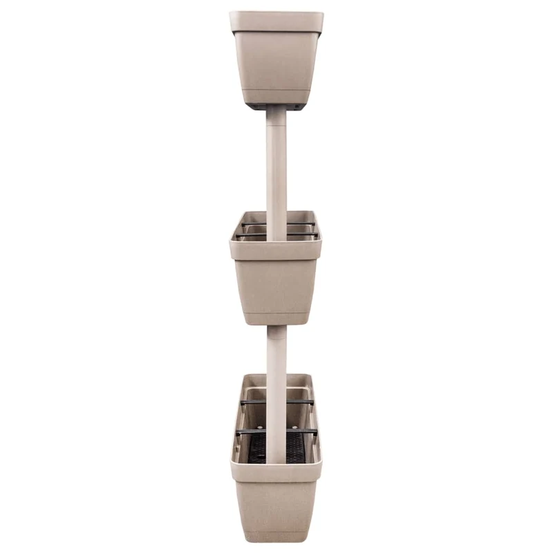Jardineras 6 Unidades Gris Taupe 100 Cm