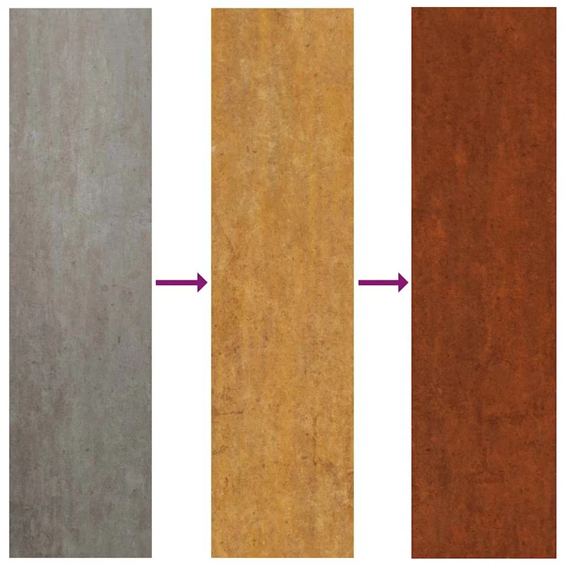 Jardinera De Acero Corten 40x40x80 Cm