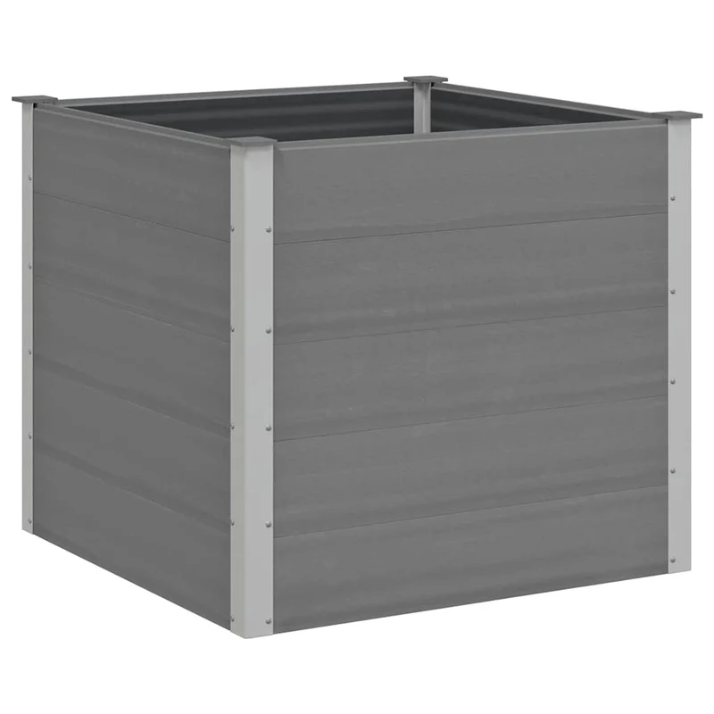 Arriate De Wpc Gris 100x100x91 Cm