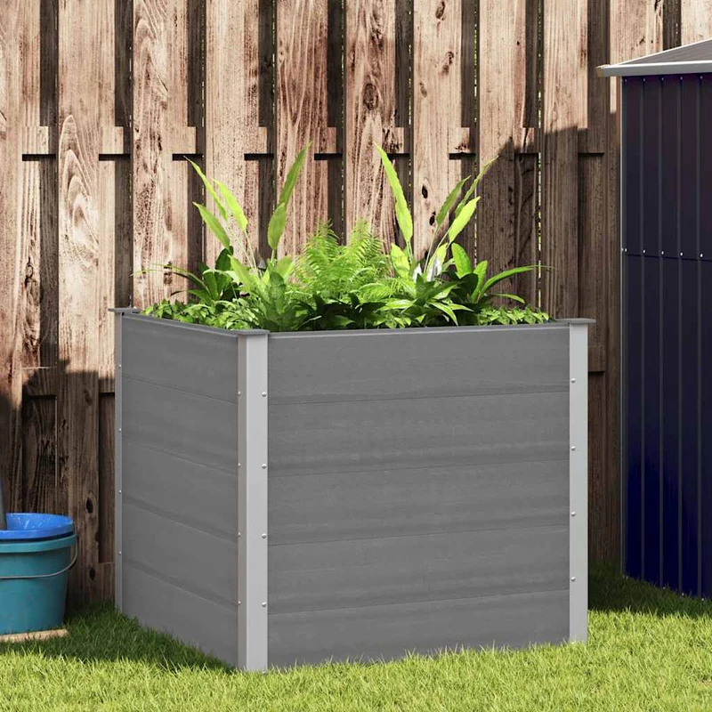 Arriate De Wpc Gris 100x100x91 Cm