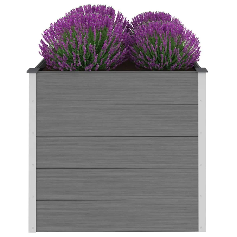 Arriate De Wpc Gris 100x100x91 Cm