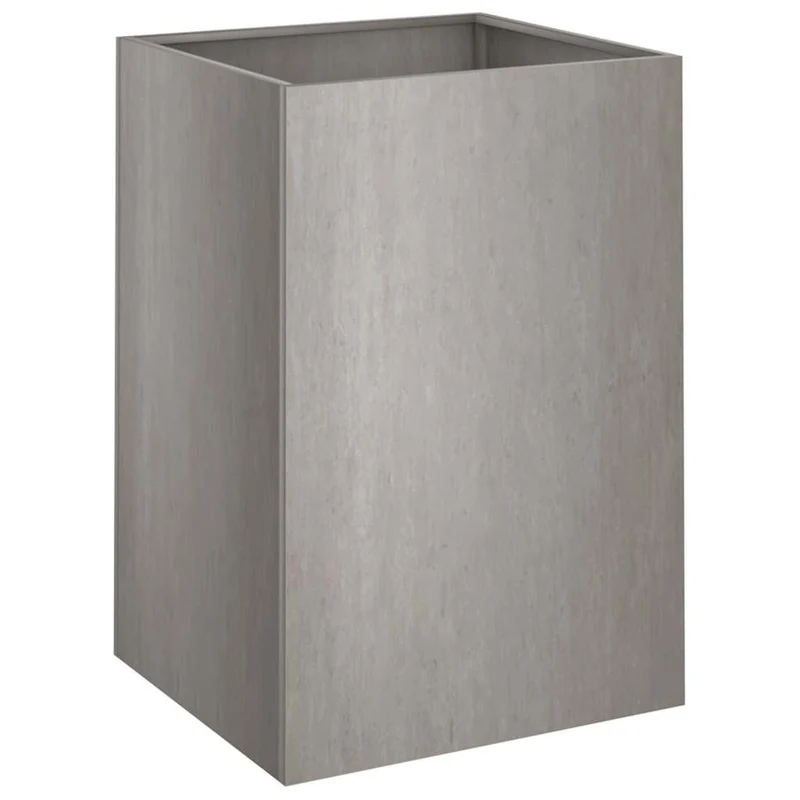 Jardinera De Acero Corten 42x38x75 Cm