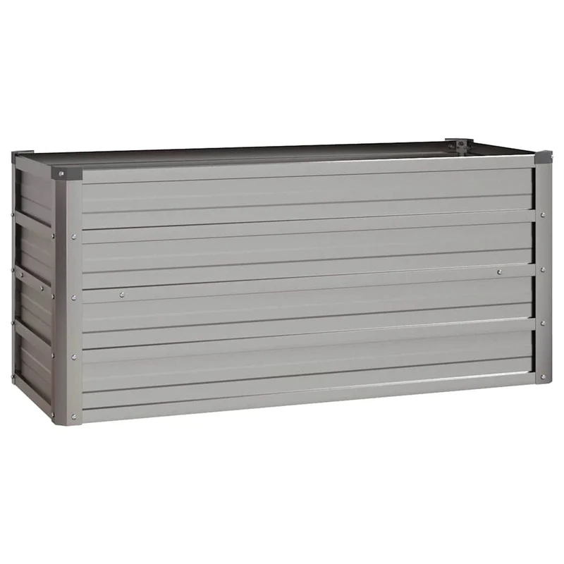 Arriate Oxidado De Acero Corten 100x40x45 Cm