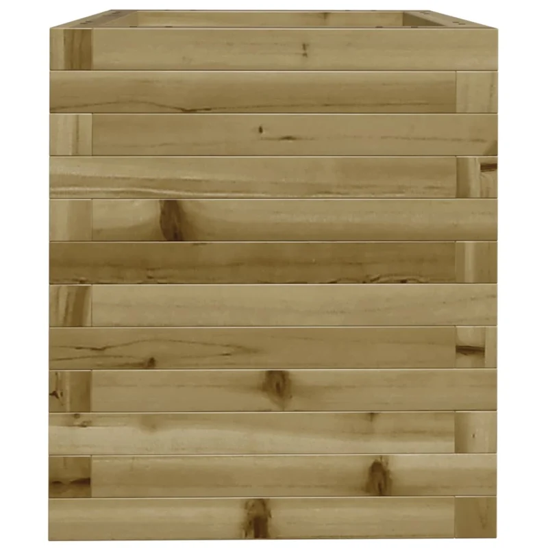 Jardinera De Madera De Pino Impregnada 40x40x46 Cm
